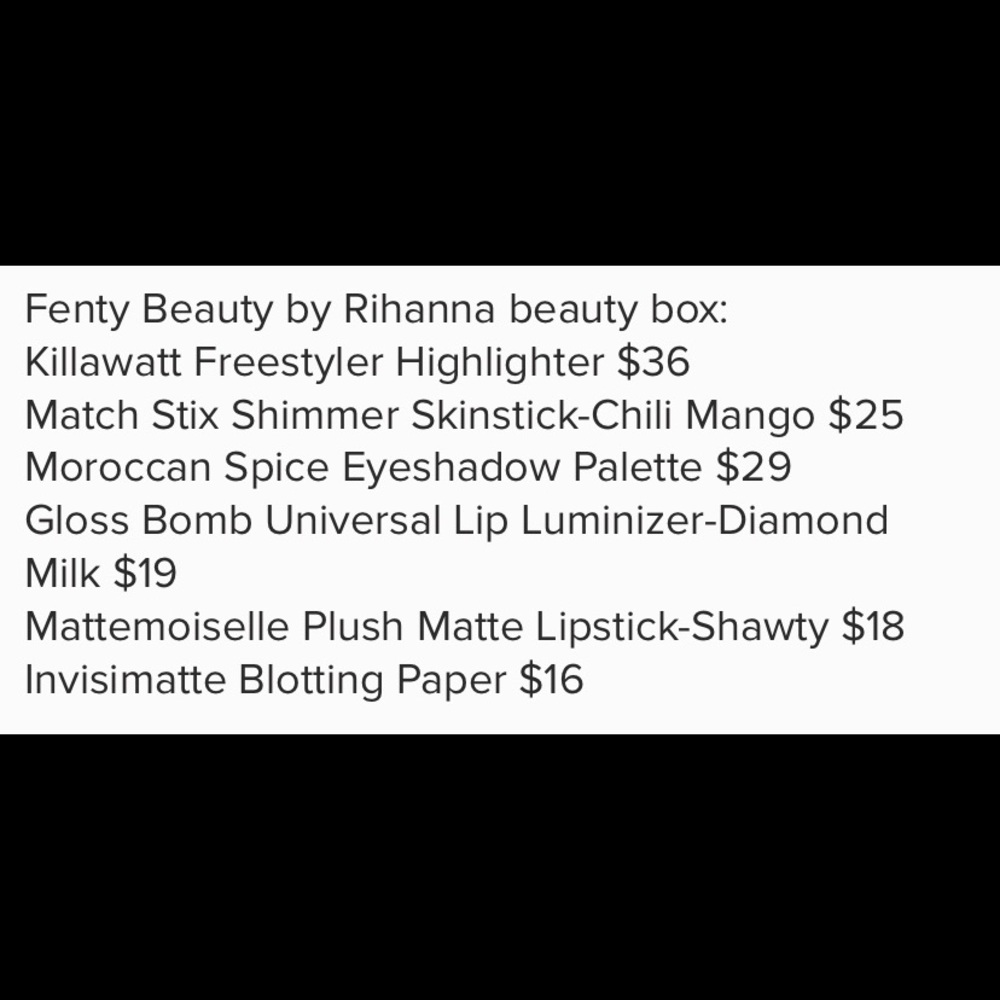 March Boxycharm Fenty by Rihanna beauty box